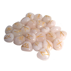 Wholesale Rose Quartz Rune Set