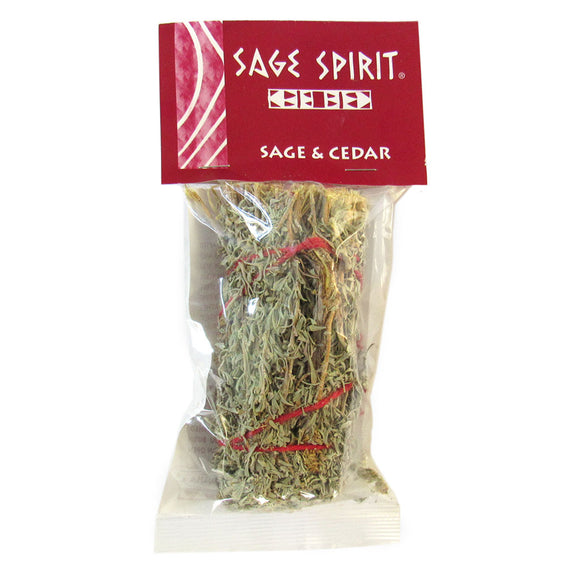 Wholesale Sage & Cedar Smudge Stick by Sage Spirit (5 Inches)
