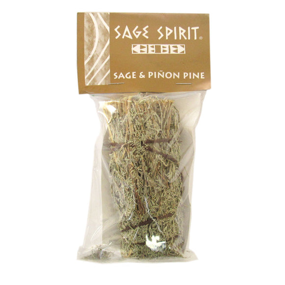 Wholesale Sage & Piñon Pine Smudge Stick by Sage Spirit (5 Inches)