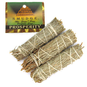 Wholesale Package of 3 Prosperity Smudge Sticks (4 Inches) by Ancient Aromas