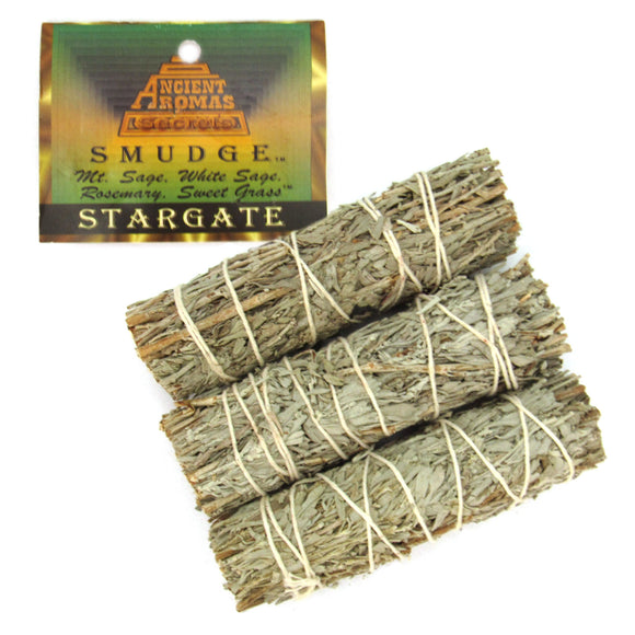 Wholesale Package of 3 Stargate Smudge Sticks (4 Inches) by Ancient Aromas