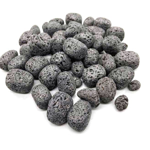 Wholesale Lava Stone (Tumbled) - 1 lb