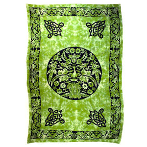 Wholesale Green Man Cotton Tapestry