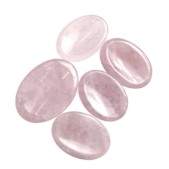 Wholesale Rose Quartz Worry Stone